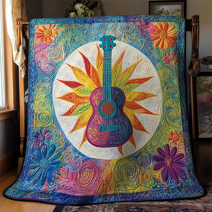 Guitar Of Peace WN1001022CL Quilt Blanket