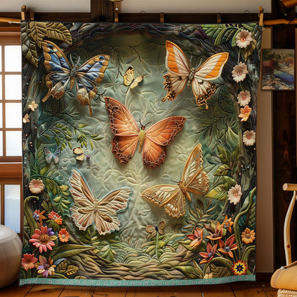 Enchanted Butterfly Forest WJ1112020CL Quilt Blanket