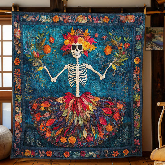 Skeleton Fiesta WN1001005CL Quilt Blanket