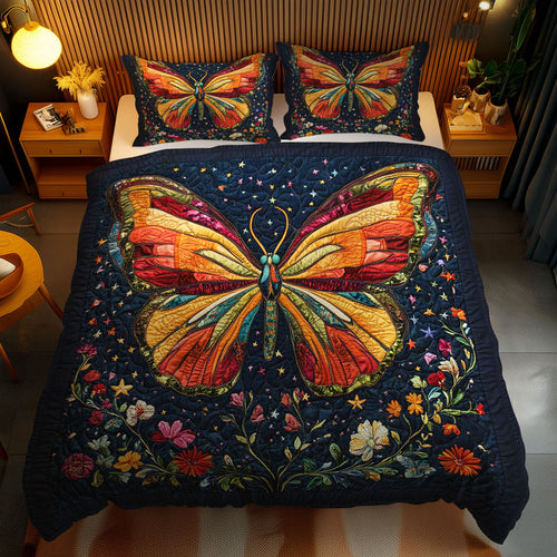 Springtime Butterfly WN1002081CL Quilted Bedding Set