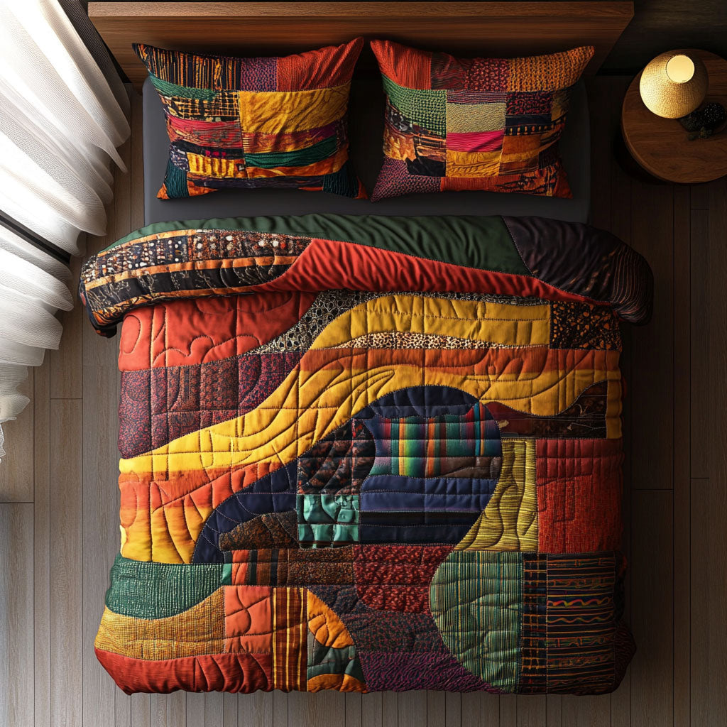 Bohemian Tapestry WY0803061CL Quilted Bedding Set