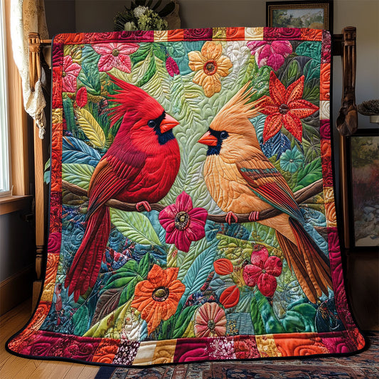Cardinal Bloom WJ2712007CL Quilt Blanket