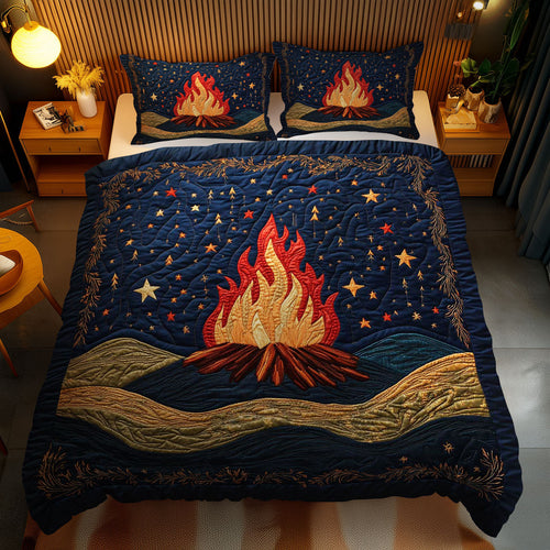 Dreamy Campfire WN1202065CL Quilted Bedding Set