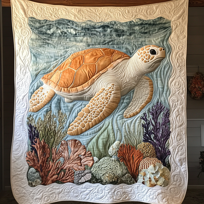 Sea Turtle WG1301029CL Quilt Blanket