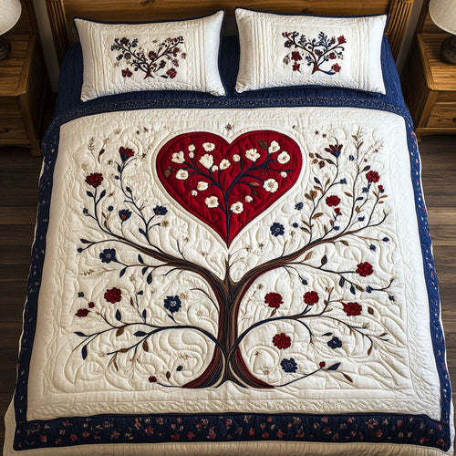 Heart Tree WY1402069CL Quilted Bedding Set