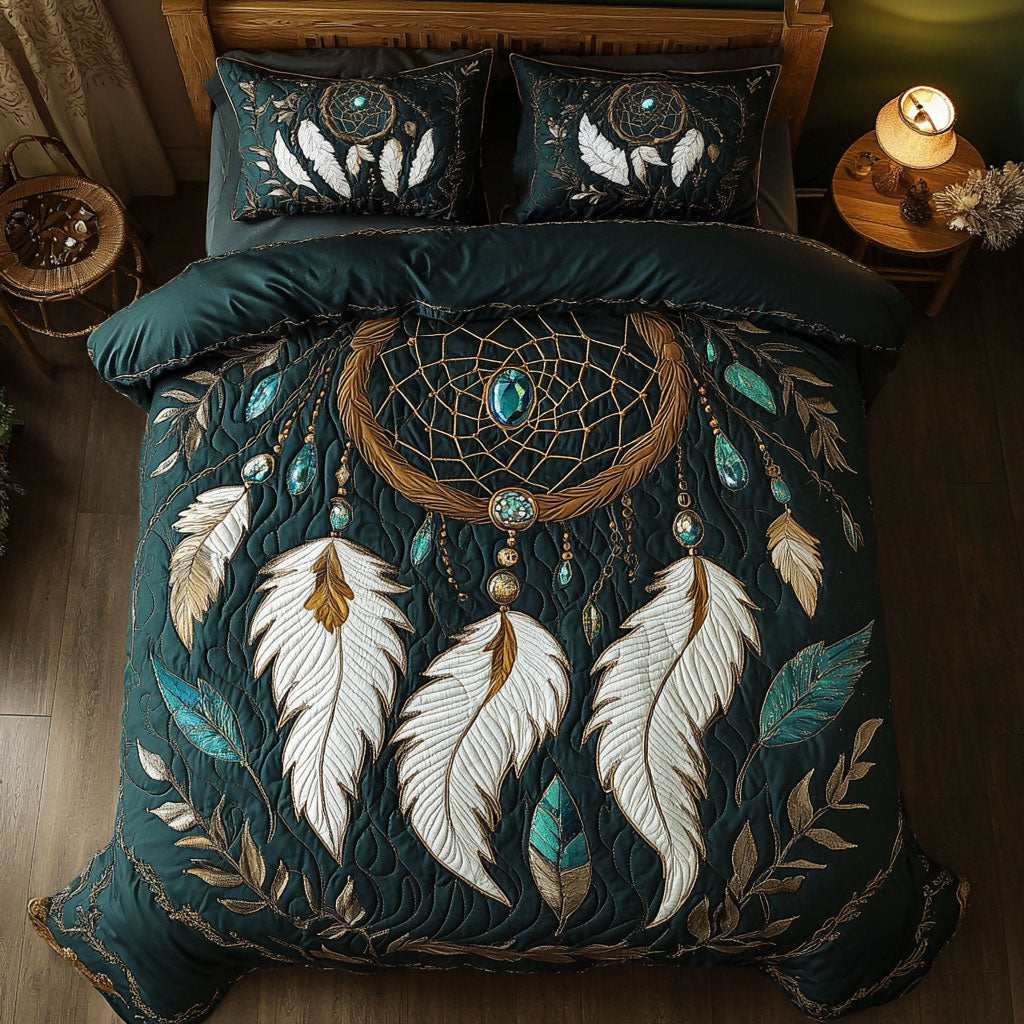 Boho Soul WY0803068CL Quilted Bedding Set