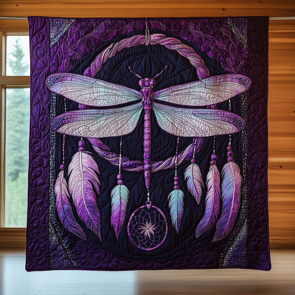 Dragonfly Dream CW0210029CL Quilt Blanket