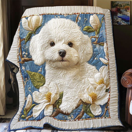 Adorable Shih Tzu WX2003001CL Quilt Blanket