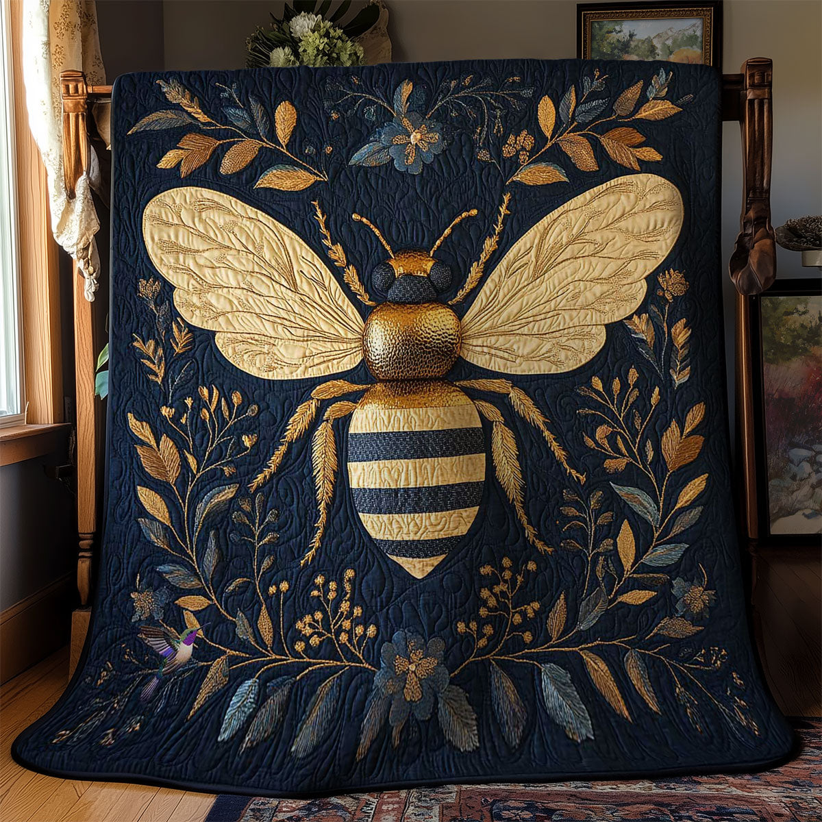 Bee Blossom WN1111038CL Quilt Blanket