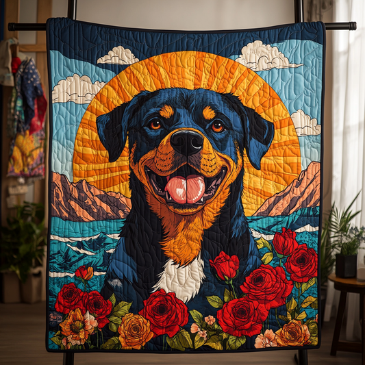 Radiant Rottweiler YR0801006CL Quilt Blanket
