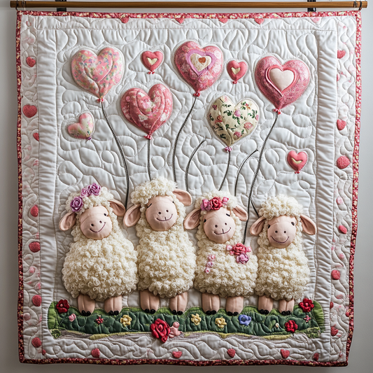 Sweet Sheep WG1001029CL Quilt Blanket