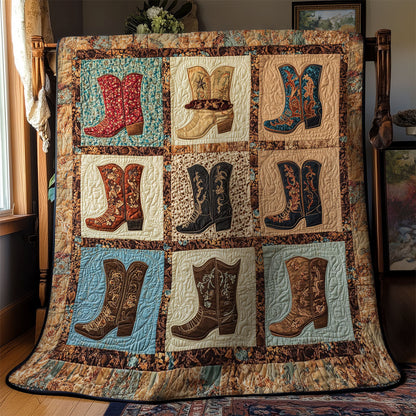 Cowboy Boots WY1502019CL Quilt Blanket
