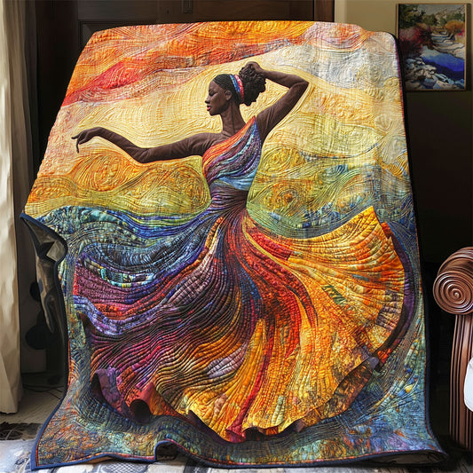 African Woman WX0803004CL Quilt Blanket