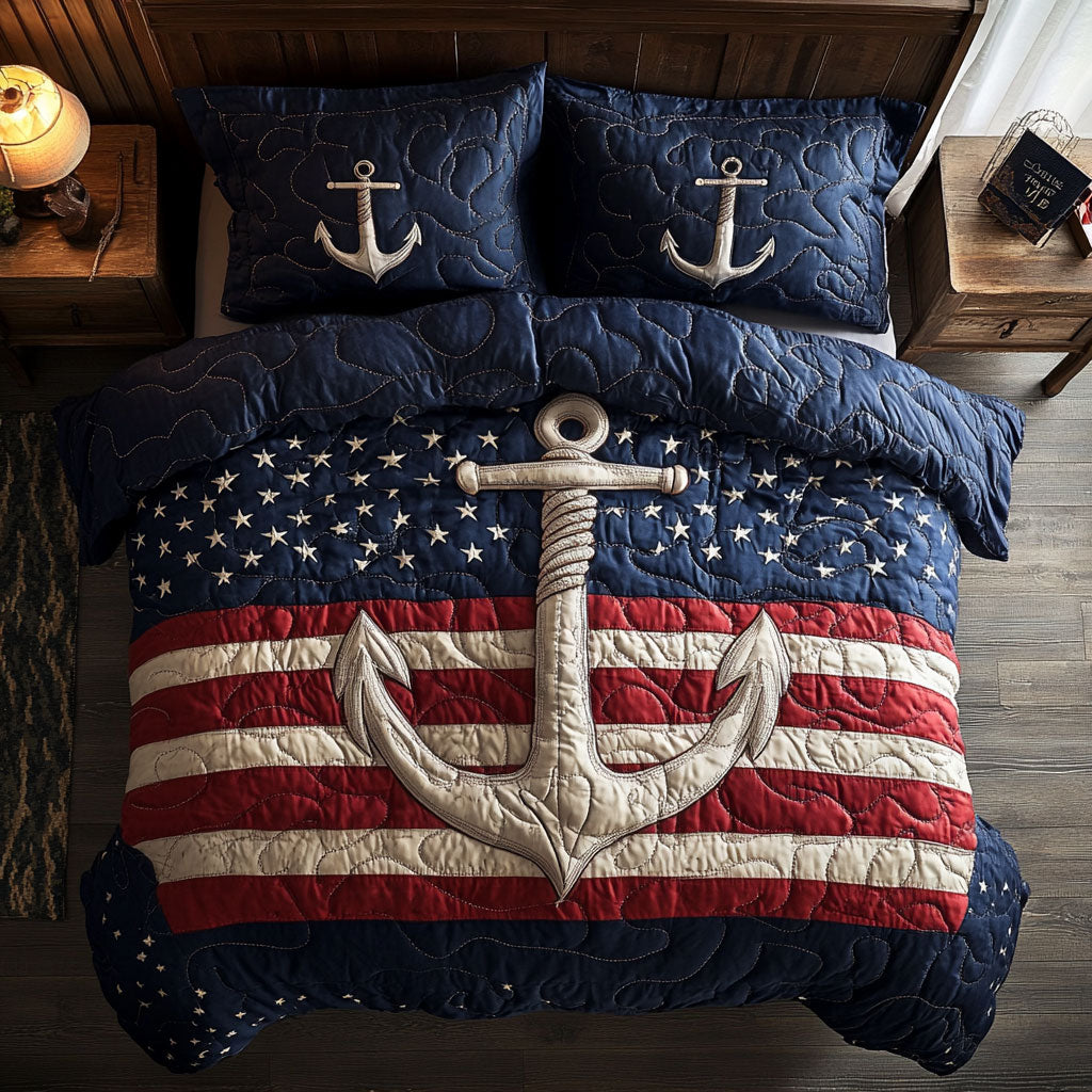 American Anchor WX2802111CL Quilted Bedding Set
