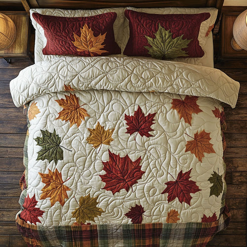 Autumn Leaf WX1303078CL Quilted Bedding Set
