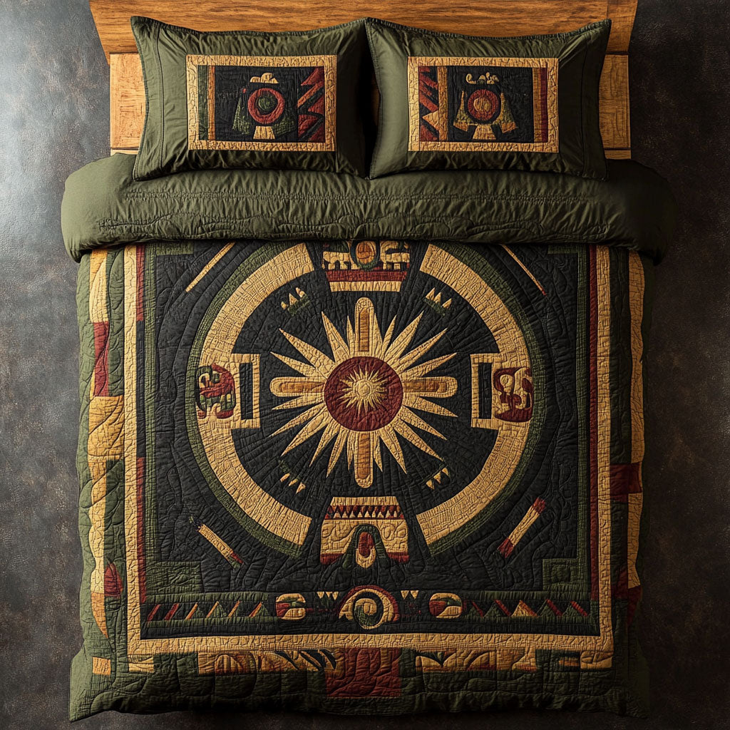 Aztec Spirit WX0403004CL Quilted Bedding Set