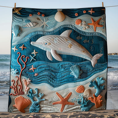 Dolphin Dreams WJ0702002CL Quilt Blanket