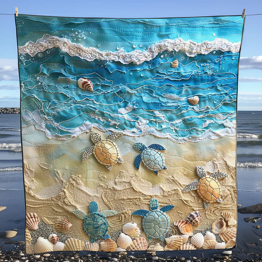 Sea Turtle WJ2608024CL Quilt Blanket