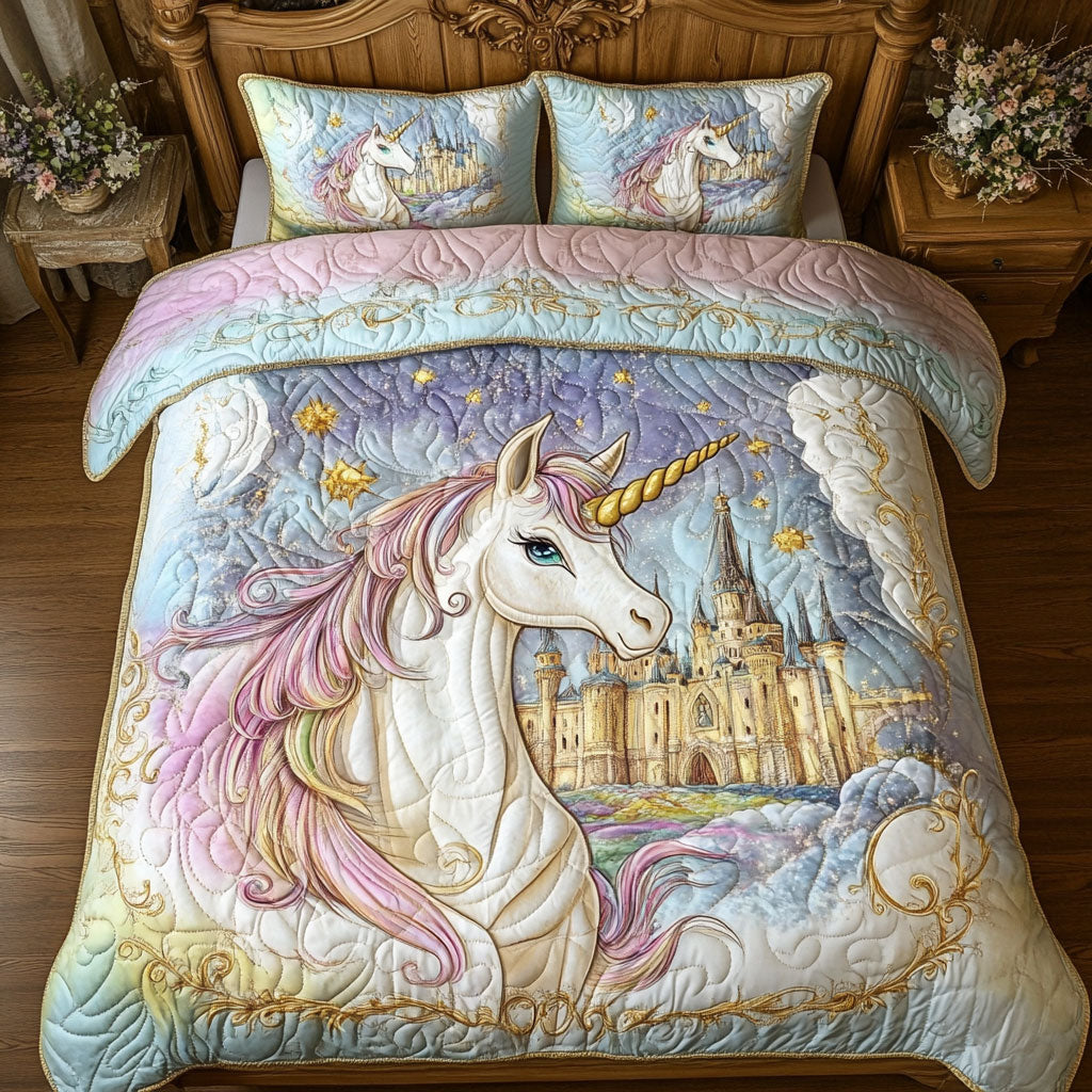 Unicorn Dreamy WT0703084CL Quilted Bedding Set
