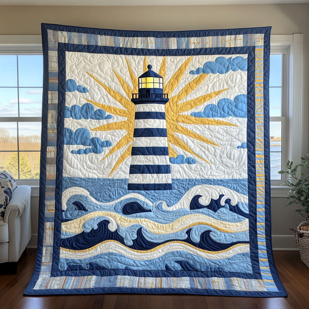 Lighthouse Serenity CW1208056CL Quilt Blanket