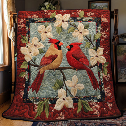 Cardinal Symphony WJ2712010CL Quilt Blanket