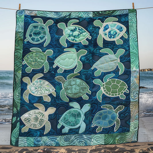 Sea Turtle WJ1908020CL Quilt Blanket