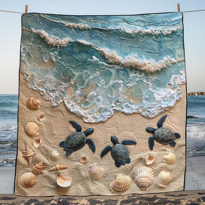 Sea Turtle WJ0909026CL Quilt Blanket