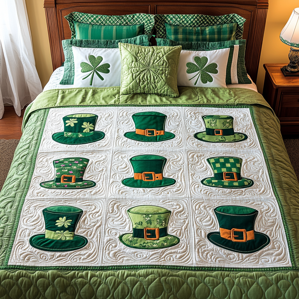 Emerald Bliss XR2101006CL Quilted Bedding Set