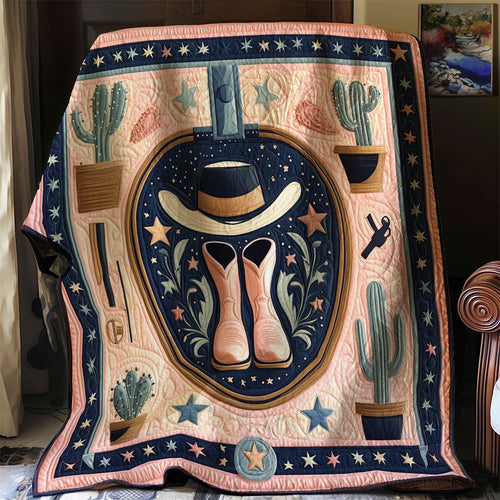 Cowgirl WJ0302002CL Quilt Blanket