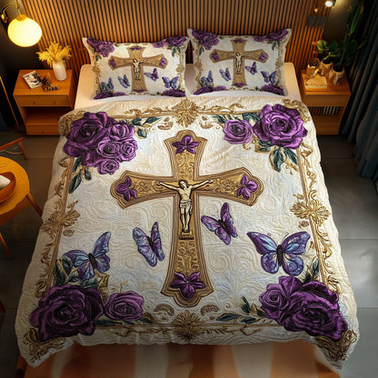 Holy Cross WN1202072CL Quilted Bedding Set