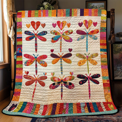Patchwork Dragonfly WJ1109006CL Quilt Blanket