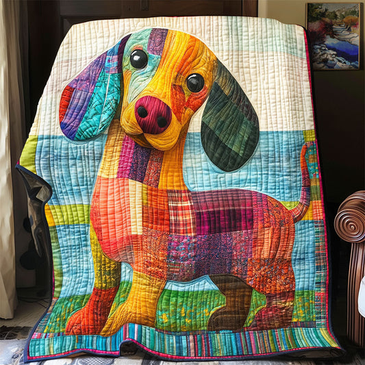 Dachshund WX2402070CL Quilt Blanket