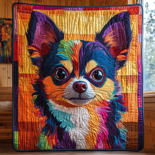 Chihuahua Charm CP0907017CL Quilt Blanket