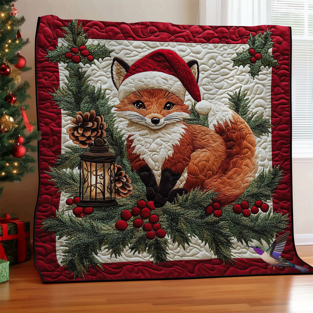 Christmas Of Fox WY0512026CL Quilt Blanket