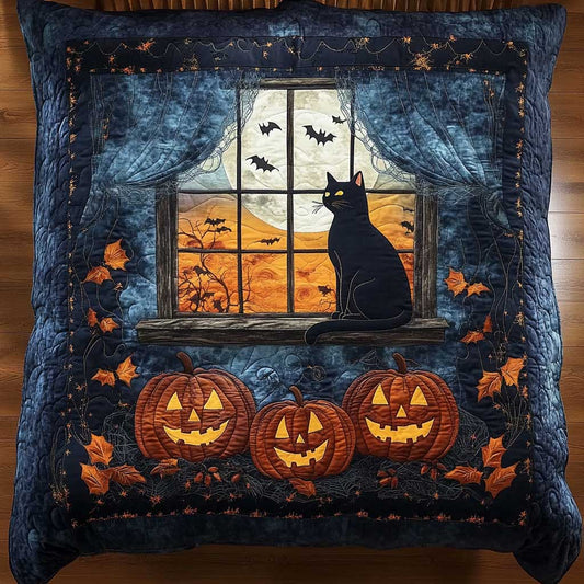 Witchy Cat WN1302011CL Quilt Blanket