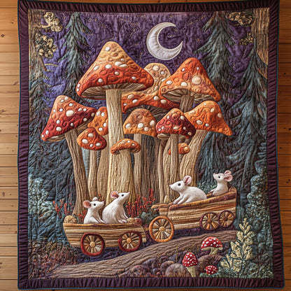 Twilight Toadstool  CP0306026CL Quilt Blanket