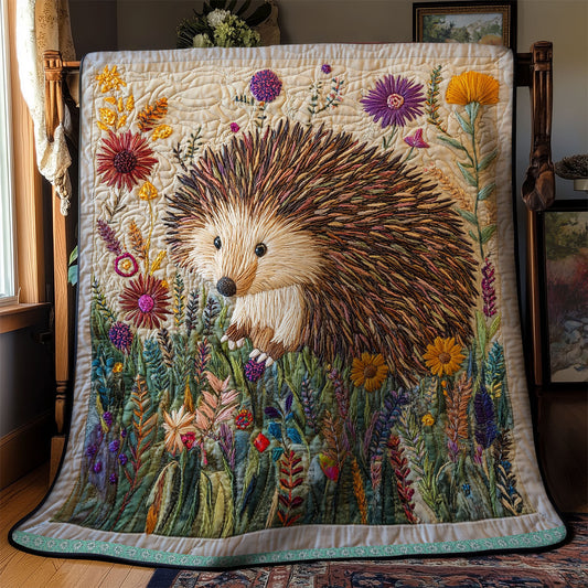 Hedgehog Flower WX1812023CL Quilt Blanket