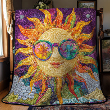 Rainbow Sun WN1001026CL Quilt Blanket