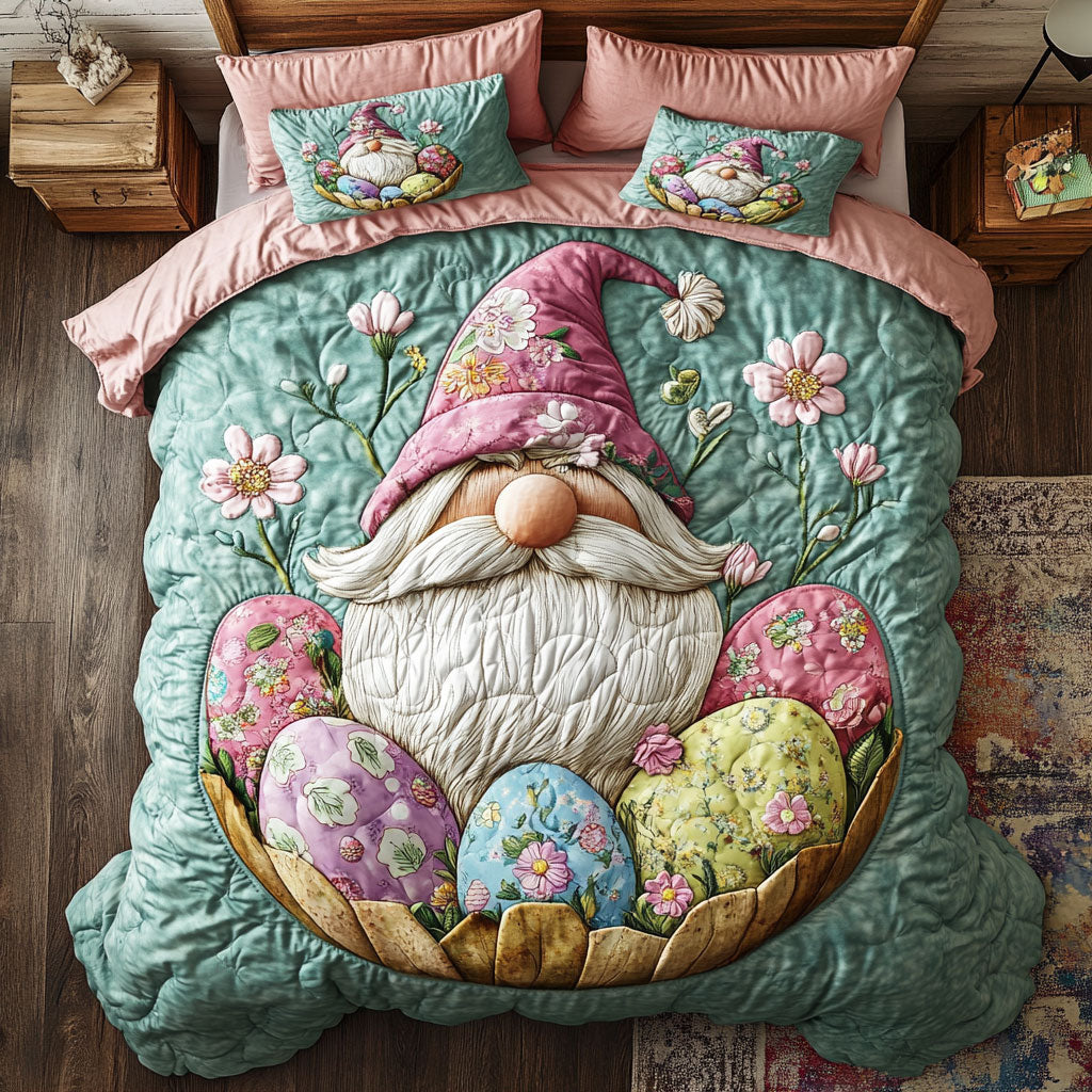 Gnome Easter Eggs Basket WY2901062CL Duvet Cover Set