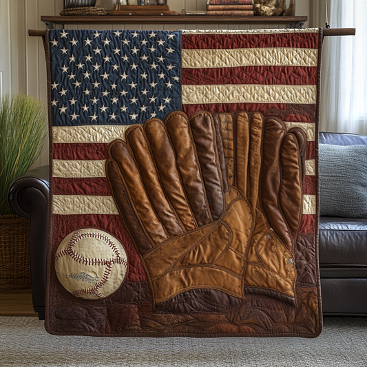 Baseball Gloves WU1501022CL Quilt Blanket