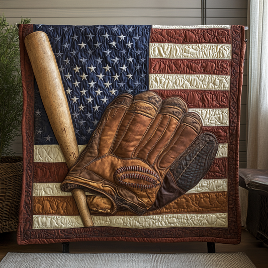 Baseball Gloves WU1501024CL Quilt Blanket