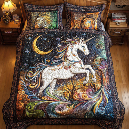 Unicorn Sky WT0602012CL Quilted Bedding Set