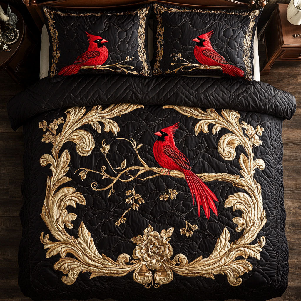 Majestic Cardinal WY1902023CL Quilted Bedding Set