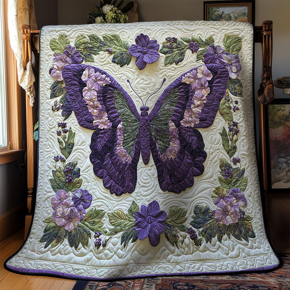 Petal Wings Butterfly WN3012010CL Quilt Blanket