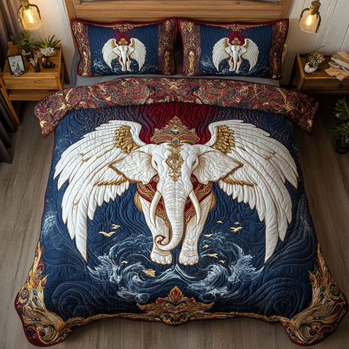 Angel White Elephant WY0802002CL Duvet Cover Set