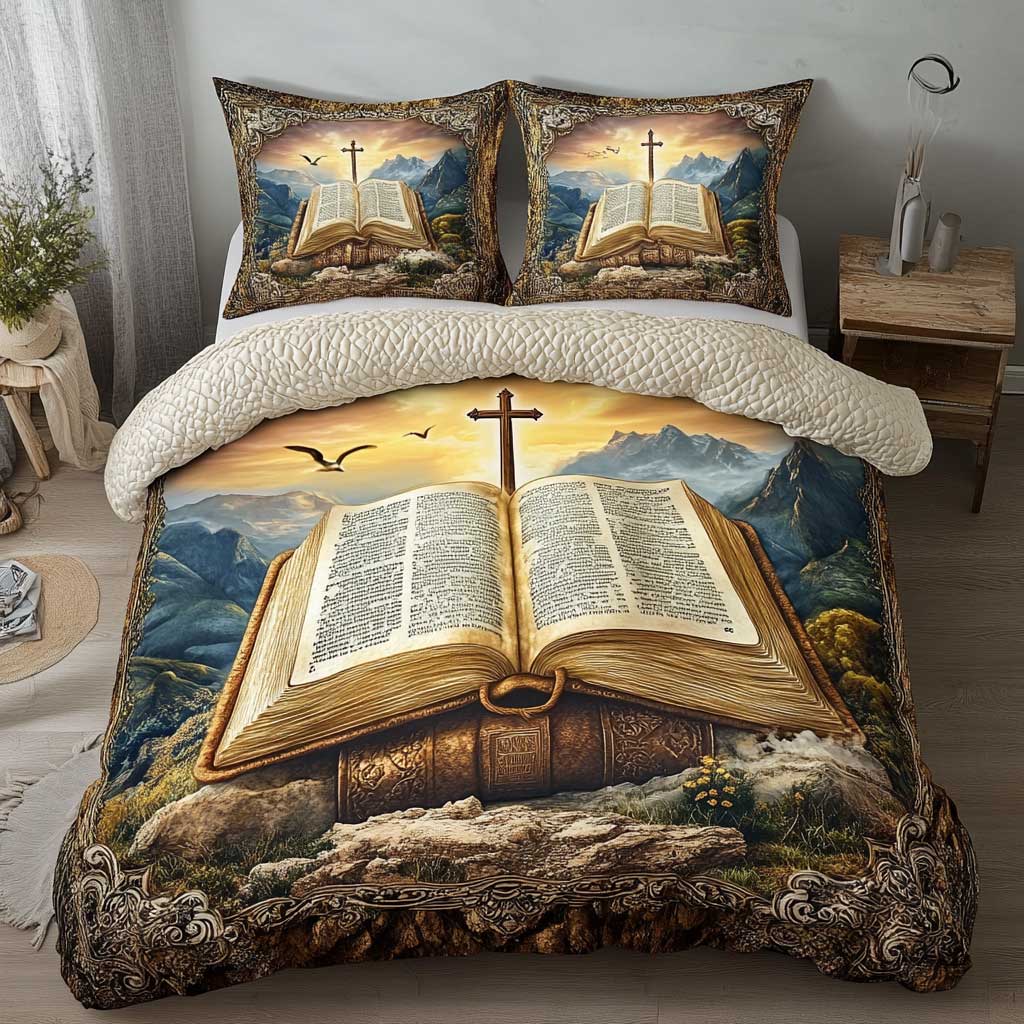 Christianity The Good News WN0603027CL Quilted Bedding Set