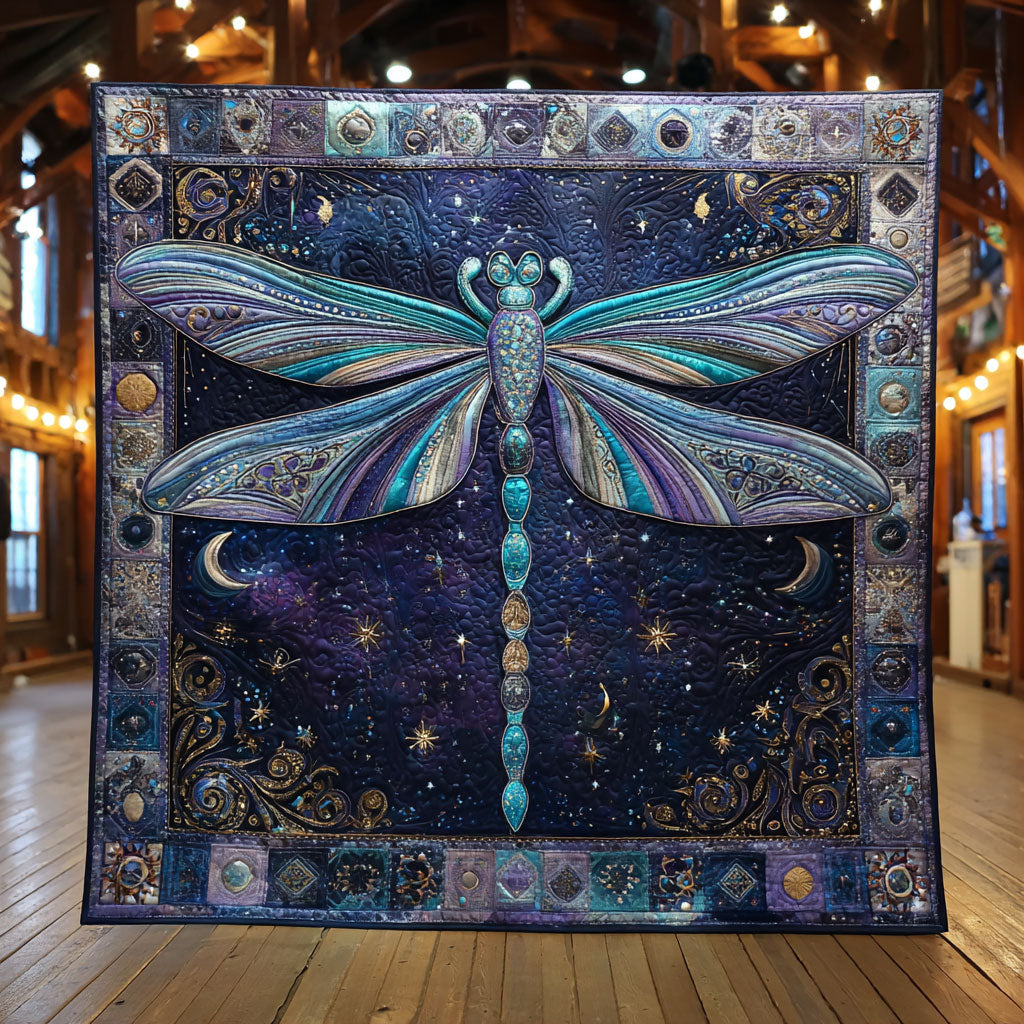 Celestial Dragonfly CW0609027CL Quilt Blanket