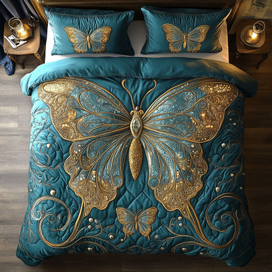 Butterfly WX2702004CL Quilted Bedding Set