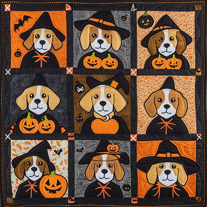 Beagle Halloween XR1908009CL Quilt Blanket