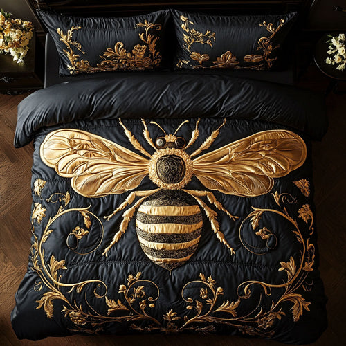 Bee Harmony WX0603008CL Quilted Bedding Set